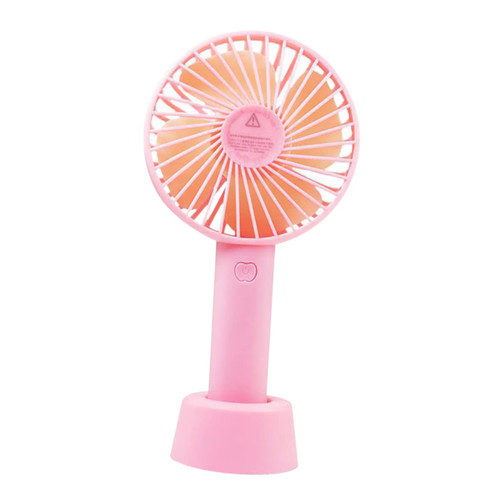 Garneck Portable Hand Fan Mini Hand Fan Pink Portable Fan Usb Fan Mini Handheld Fan Cooling Fan Desk Top Fan Hand Held Battery Fan Usb Charging Fan Mini Fan Chargeable Electric Fan