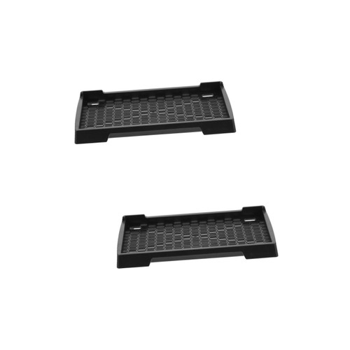 Mikikit 2pcs Bracket Game Console Stand Cooling Stand Base Vertical Holder Gaming Accessory Gaming Stand Vertical Stand Gamebou Vertical Holder for Game Console Cooling Rack Abs Simple