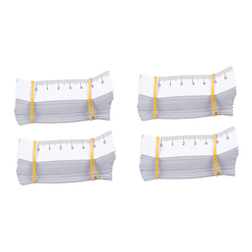 OATIPHO 100pcs 1 Meter Long Paper Measuring Tape Folding Ruler Metric Tape Ruler Tape Measuring Ruler Adhesive Tape Measure Clothing Measure Ruler Disposable Newborn Centimeter Ruler