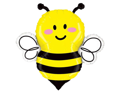 Adorable Yellow Bumblebee 34" Foil Party Balloon Adorable Yellow Bumblebee 34" Foil Party Balloon