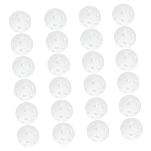 ADOCARN 50pcs Golf Ball Porous Golfs Practice Balls Practice Golfing Golf Party Golfballs Training Balls Batting Practice Balls Indoor Golf Plastic Practice Golfs Balls Hit The Ball Hollow
