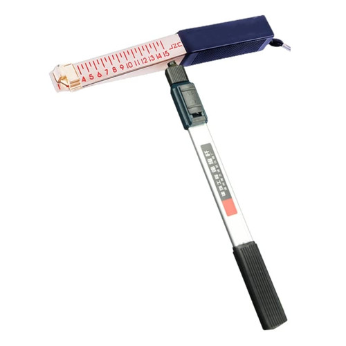 Vernier Feeler Gauge 1-15mm House Engineering Inspection Flatness Measuring Tool 0.2mm/0.5mm Wedge- Shaped Feeler Gauge House Engineering Inspection Flatness Measuring Tool 0.2mm/0.5mm