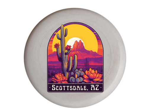 Scottsdale Arizona Design B Souvenir Frisbee Flying Disc Single