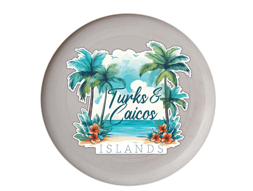 Turks and Caicos Design C Souvenir Frisbee Flying Disc Single