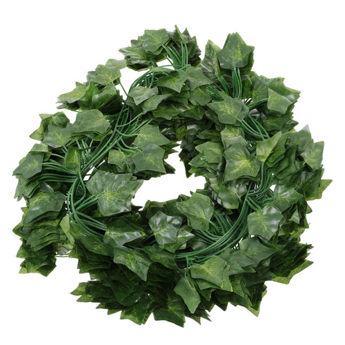 Cabilock 12 Pcs Simulated Ivy Green Decor Hanging Greenery Simulation Foliage Rattan Hanging Plant Vine Green Garland Greenery Garland Hanging Plant Vine Garland Artificial Plastic Fake