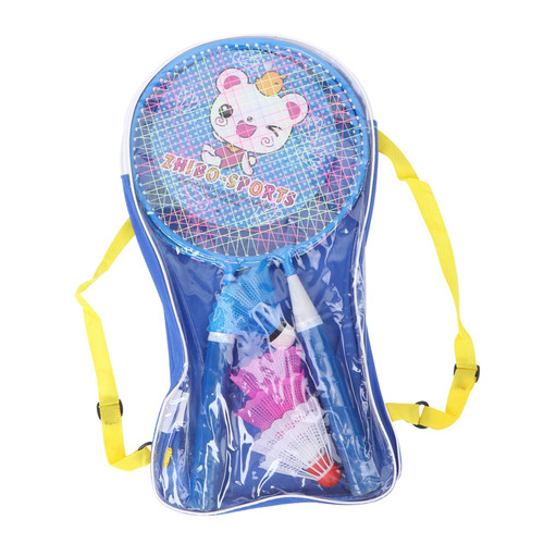 Happyyami 1 Set Badminton Racket with Balls Tennis Racket Badminton Birdies Badminton Racket Kids Tool Kids Supplies Badminton for Kids Badminton Rackets for Shuttlecocks Outdoor Child Play