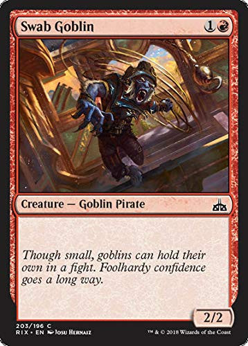 Magic: The Gathering - Swab Goblin - Planeswalker Deck Exclusive - Rivals of Ixalan