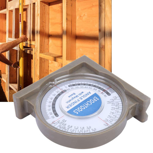 BstXqty Slope Inclinometer,0-360 Degrees Multifunctional Slope Inclinometer,Angle Finder Meter Measuring Tool,Construction Protractors for Measure Product Angles