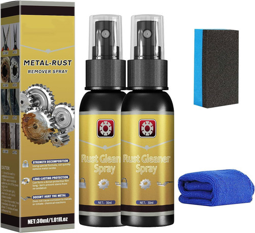 BRIFEEL Stain Out Boat Rust Remover, Metal-Rust Remover Spray, Cleaning Rust Spray Dissolver for Car Maintenance and Kitchen Home Cleaning Tool (30ml*2)