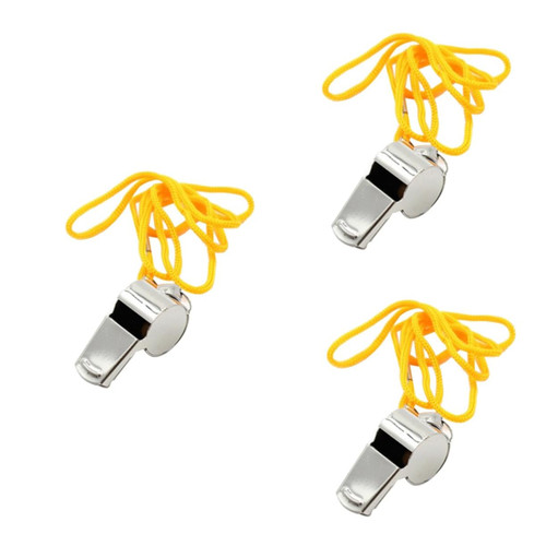 Toddmomy 9 PCS Metal Whistle Referee Whistles Emergency Whistle Loud Whistle Survival Whistle Sports