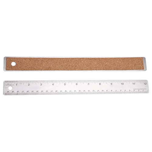 Metal Ruler, 6 inch Stainless Steels Ruler with Inch and Centimeters, Double-Sided Scale Ruler for Architect Engineers Painters Measuring Tool