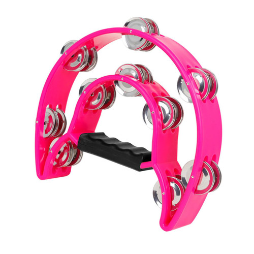 MARMERDO Children's Hand Bell Tambourine for Church Plastic Tambourines Kid Drum Toy Bell Tambourine Early Educational Tambourine Mexican Tambourine Kid Toys Handheld Percussion Drum Abs