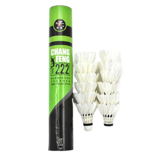 CAICAICAI 2 Pcs Shuttlecock Badminton - Shuttlecocks for Kids | 12-Pack Duck Feather Badminton Shuttlecocks Shuttlecock Indoor Outdoor Sports Training Badminton Balls