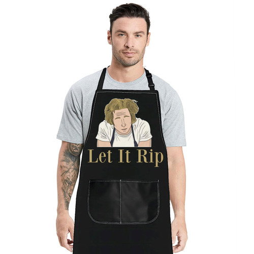 JNIAP Carmy Kitchen Apron TV Show Inspired Gifts Carmy Fans Gifts Let It Rip Adjustable Apron For Cooking Baking Grilling (let it rip)