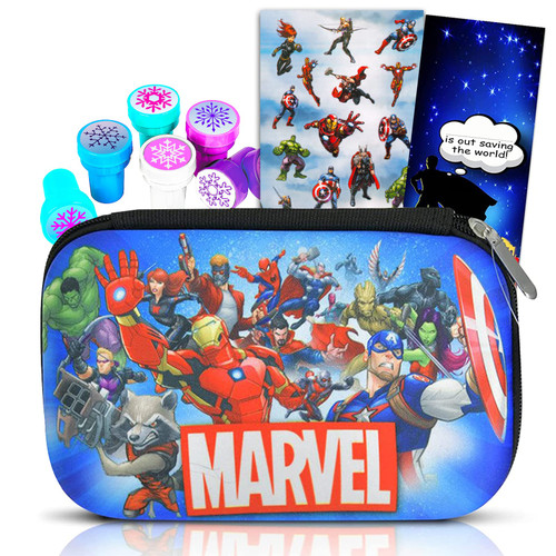 Marvel Avengers School Supplies Bundle for Kids, Boys - Avengers Pencil Holder with Stickers and More | Avengers School Set (Superhero Back to School Set) Marvel Avengers School Supplies Bundle for Kids, Boys - Avengers Pencil Holder with Stickers and More | Avengers School Set (Superhero Back to School Set)