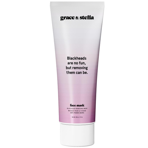 grace & stella Blackhead Remover Peel Off Face Mask (120ml) - Vegan Cruelty Free - Black Head Remover Mask - Charcoal Face Mask Pore Strips - Blackhead Mask