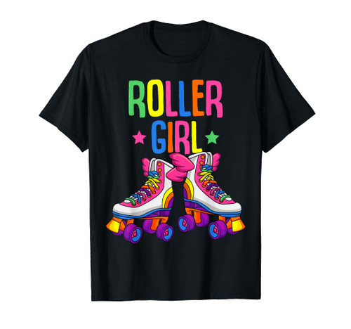 Roller Girl Roller Skates Skating Girls T-Shirt