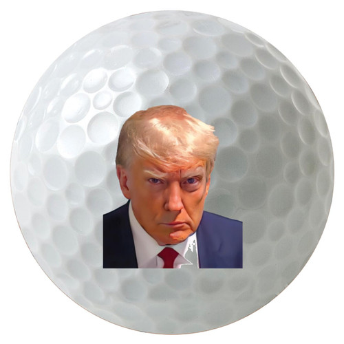 Moonlight4225 Trump Mugshot Golfball 3-Pack Printed Golf Balls
