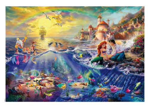 Ceaco - Thomas Kinkade - Disney Dreams Collection - The Little Mermaid - 2000 Piece Jigsaw Puzzle Ceaco - Thomas Kinkade - Disney Dreams Collection - The Little Mermaid - 2000 Piece Jigsaw Puzzle