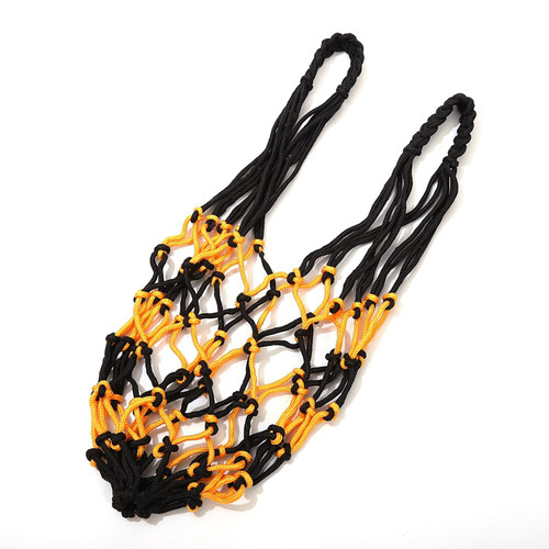 2PCS Basketball Ball Storage Mesh Net Bag, Single Ball Carrier for Football Basketball Volleyball Soccer