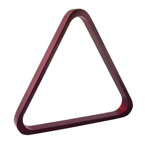 GSE Solid Wood Billiard 8-Ball Triangle & 9-Ball Diamond Pool Ball Racks for 2-1/4" Pool Balls (Mahogany Triangle Rack)