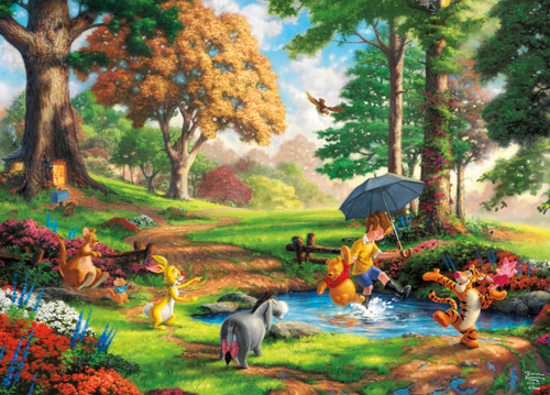 Ceaco - Thomas Kinkade - Disney - Winnie The Pooh - 1000 Piece Jigsaw Puzzle Ceaco - Thomas Kinkade - Disney - Winnie The Pooh - 1000 Piece Jigsaw Puzzle
