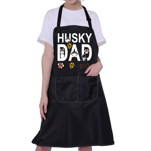 CMNIM Husky Mom Dad Gifts Husky Dog Aprons Husky Kitchen Cooking Apron with Pocket Husky Dog Lover Gifts Funny Husky Apron (Husky Dog apron) CMNIM Husky Mom Dad Gifts Husky Dog Aprons Husky Kitchen Cooking Apron with Pocket Husky Dog Lover Gifts Funny Husky Apron (Husky Dog apron)