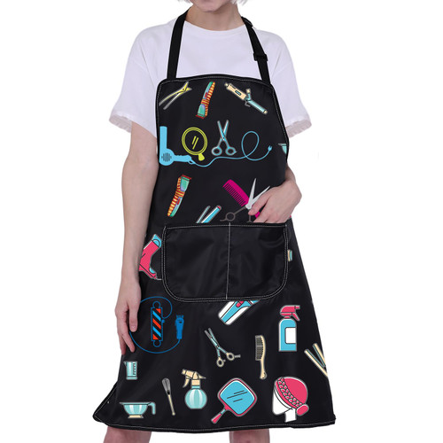 CMNIM Hair Stylist Apron Stylist Apron with Pockets Hairdressers Hair Salon Apron for Stylist Gifts Barber Cosmetology Aprons (231113 love stylist) CMNIM Hair Stylist Apron Stylist Apron with Pockets Hairdressers Hair Salon Apron for Stylist Gifts Barber Cosmetology Aprons (231113 love stylist)