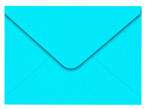 YINUOYOUJIA 100 Pack A7 Pearl Blue Envelopes, 5x7 Envelopes for Invitation, V Flap Invitation Envelopes for 5x7 Cards, Weddings, Birthdays, Baby Shower, Mailing (5.25 x 7.25 inches) (Blue)