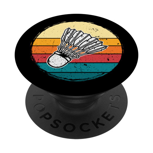 Badminton Ball Shuttlecock Badminton Player PopSockets Swappable PopGrip