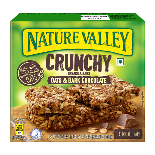 Nature Valley Crunchy Granola Bars, Oats 'n Dark Chocolate, 6 ct, 12 bars