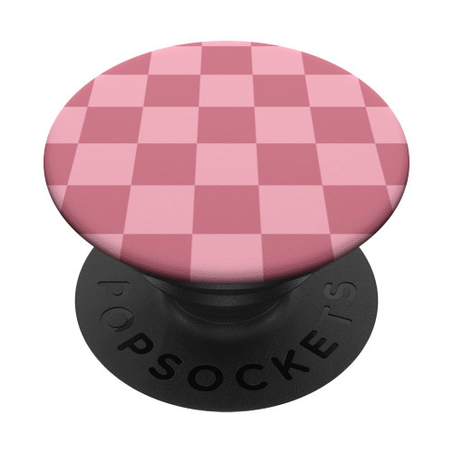Bubblegum Pink Classic Checkered Big Checkerboard Case PopSockets Standard PopGrip