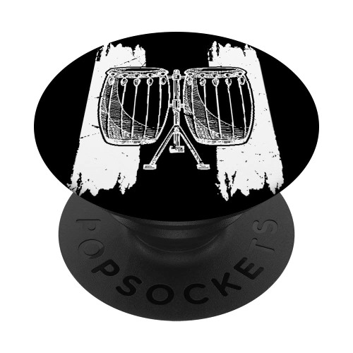 Conga Retro Conga Drums Player Conga Music Conga Instruments PopSockets Swappable PopGrip