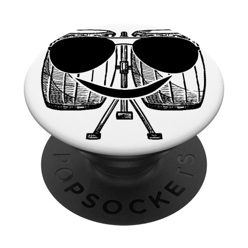 Conga With Sunglass Cool Conga Drum Conga Drummer Instrument PopSockets Swappable PopGrip