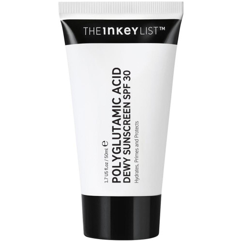 The INKEY List Dewy Sunscreen SPF 30, Non-Greasy Formula with Polyglutamic Acid, Glycerin and Squalane, 1.69 fl oz