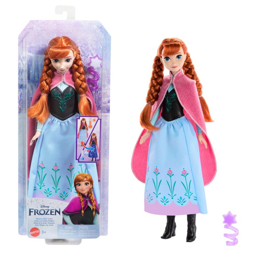 Mattel Disney Frozen Anna Magical Color-Change Skirt Fashion Doll, Inspired Disney Movie, Posable Mattel Disney Frozen Anna Magical Color-Change Skirt Fashion Doll, Inspired Disney Movie, Posable