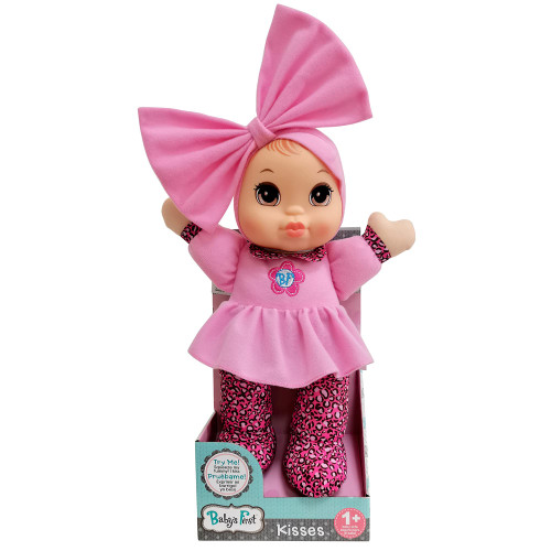 Baby's First Doll Toy with Pink Top, Machine Washable, Lifelike Features, for Ages 1+