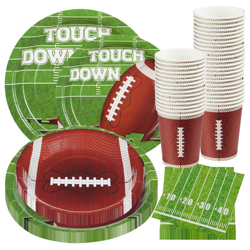 Super Bowl Party Decorations 2024?Football Paper Plates and Napkins Tableware for 20 Guest, Disposable Super Bowl Plates Cups and Napkins for Super Bowl Football Party Supplies Super Bowl Party Decorations 2024?Football Paper Plates and Napkins Tableware for 20 Guest, Disposable Super Bowl Plates Cups and Napkins for Super Bowl Football Party Supplies