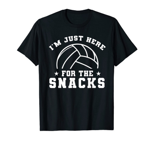 Funny volleyball, I'm Just Here For The Snacks, sport game T-Shirt