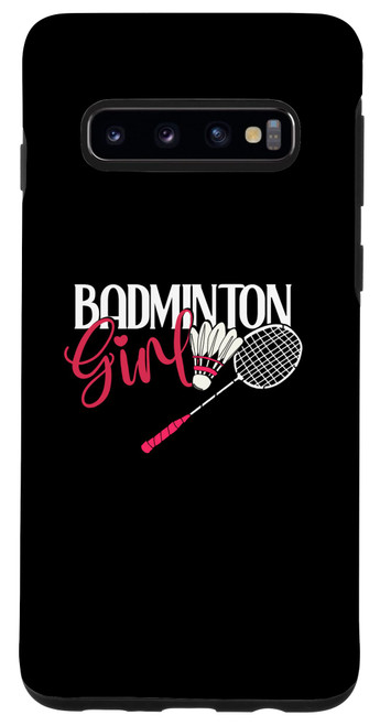 Galaxy S10 Badminton Girl | Shuttlecock Racket | Badminton Player Case