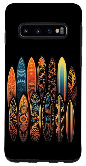 Galaxy S10 Surfing Colorful Surfboard Surfer Surfboarding Case Galaxy S10 Surfing Colorful Surfboard Surfer Surfboarding Case