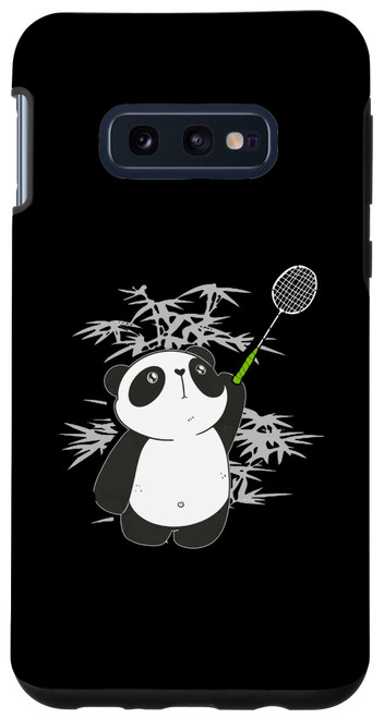 Galaxy S10e Panda Badminton Player | Racket Shuttlecock Case