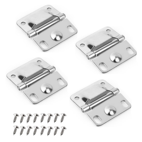 Alocs Cooler Stainless Steel Hinges and Screws Replacement for Coleman Coolers 5235 5250 5277 5286b 5299 6262 6270 6286-4 Pack