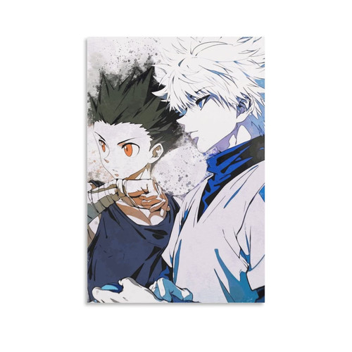 XINYUELONG Gon Killua Poster Canvas Wall Art Painting Posters Decoration Room Decor Unframe 12x18inch(30x45cm)