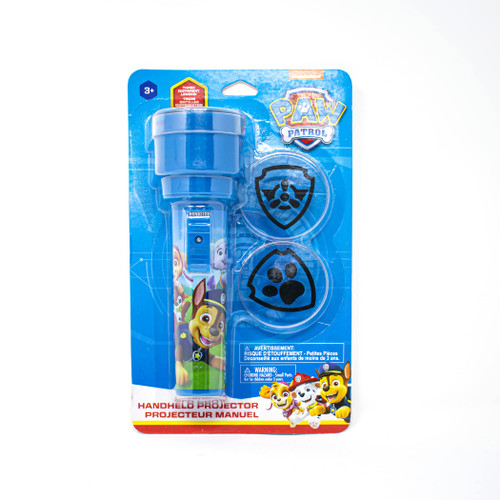 Paw Patrol Handheld Flashlight Projector Light with 3 Count Character Lens - Halloween Safety Trick or Treat, Night Light or Play
