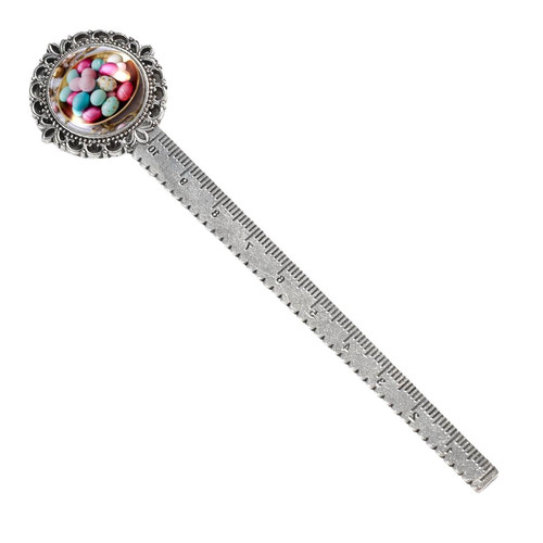 ZUOBOLA Easter Vintage Silver Lace-Edged Bookmark: a Delightful Gift for Book Lovers, for Bookmarks and Other Book Accessories