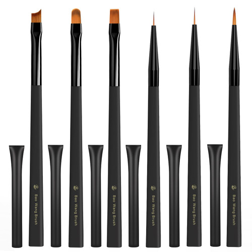 Nail Art Brushes Set, 6Pcs Gel Polish Nail Art Design Pen Painting Tools with Nail Extension Gel Brush Builder Nail Gel Brush Nail Art Liner Brush for Nail Salon at Home DIY Nail Art Brushes Set, 6Pcs Gel Polish Nail Art Design Pen Painting Tools with Nail Extension Gel Brush Builder Nail Gel Brush Nail Art Liner Brush for Nail Salon at Home DIY
