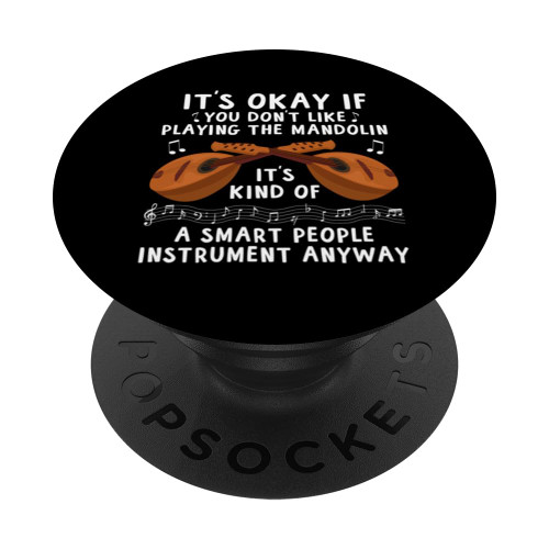 Playing The Mandolin Player Mandolin Lover Mandolinist PopSockets Standard PopGrip
