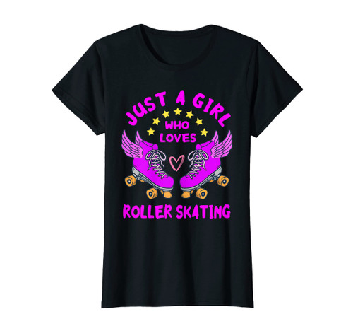 Roller Skates Just A Girl Who Loves Roller Skating T-Shirt