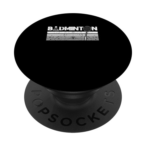 Shuttlecock Birdie Badminton Funny Shuttle Racket Ball PopSockets Standard PopGrip